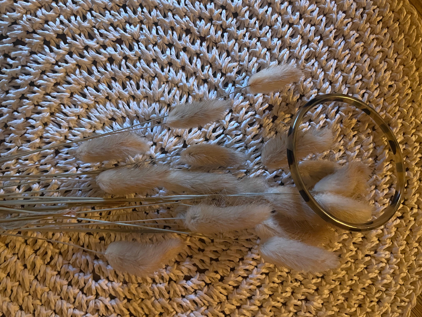 Bracelet fin Léopard corne veritable