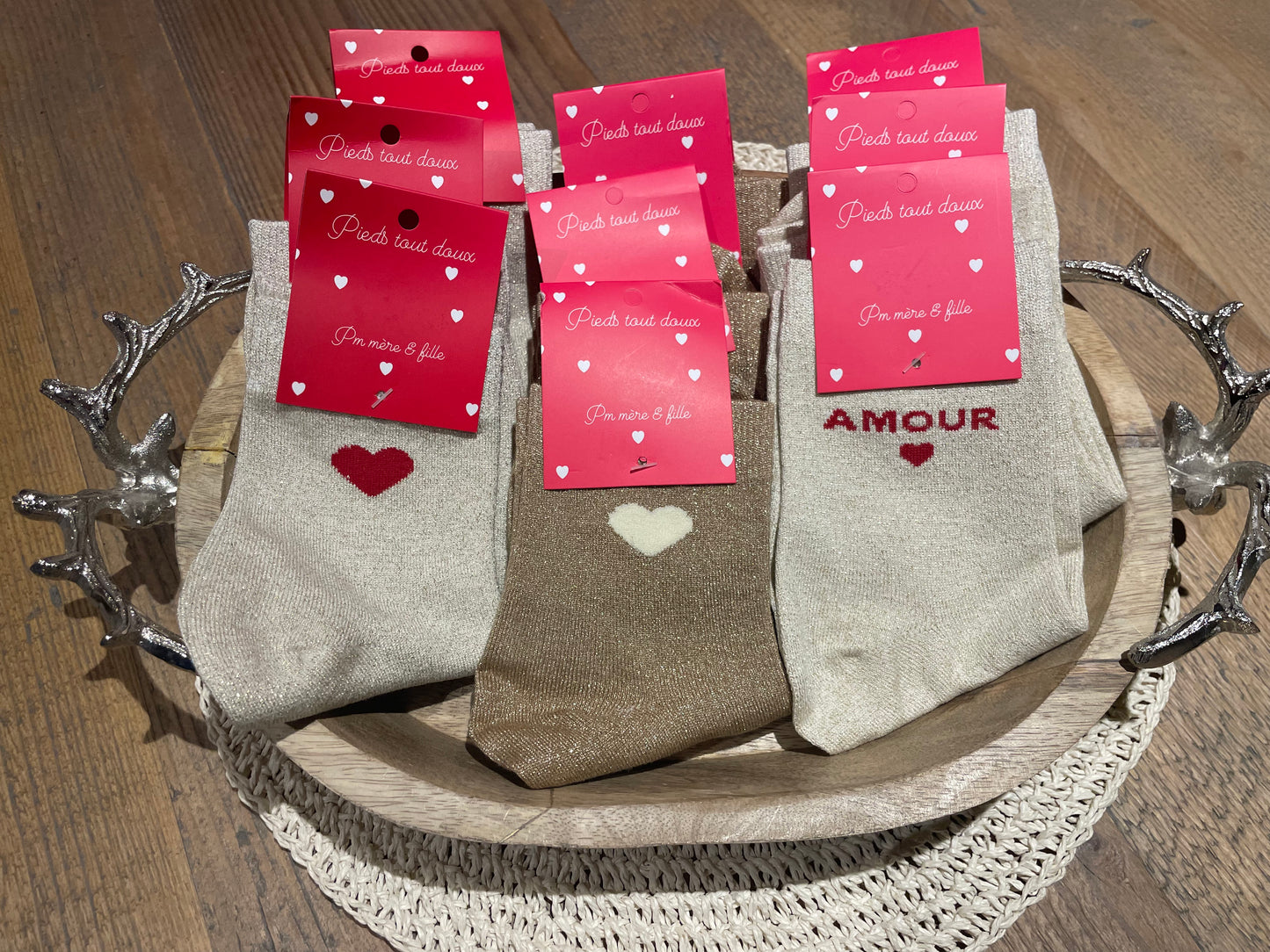 Chaussettes pailletées PM Mère & Fille