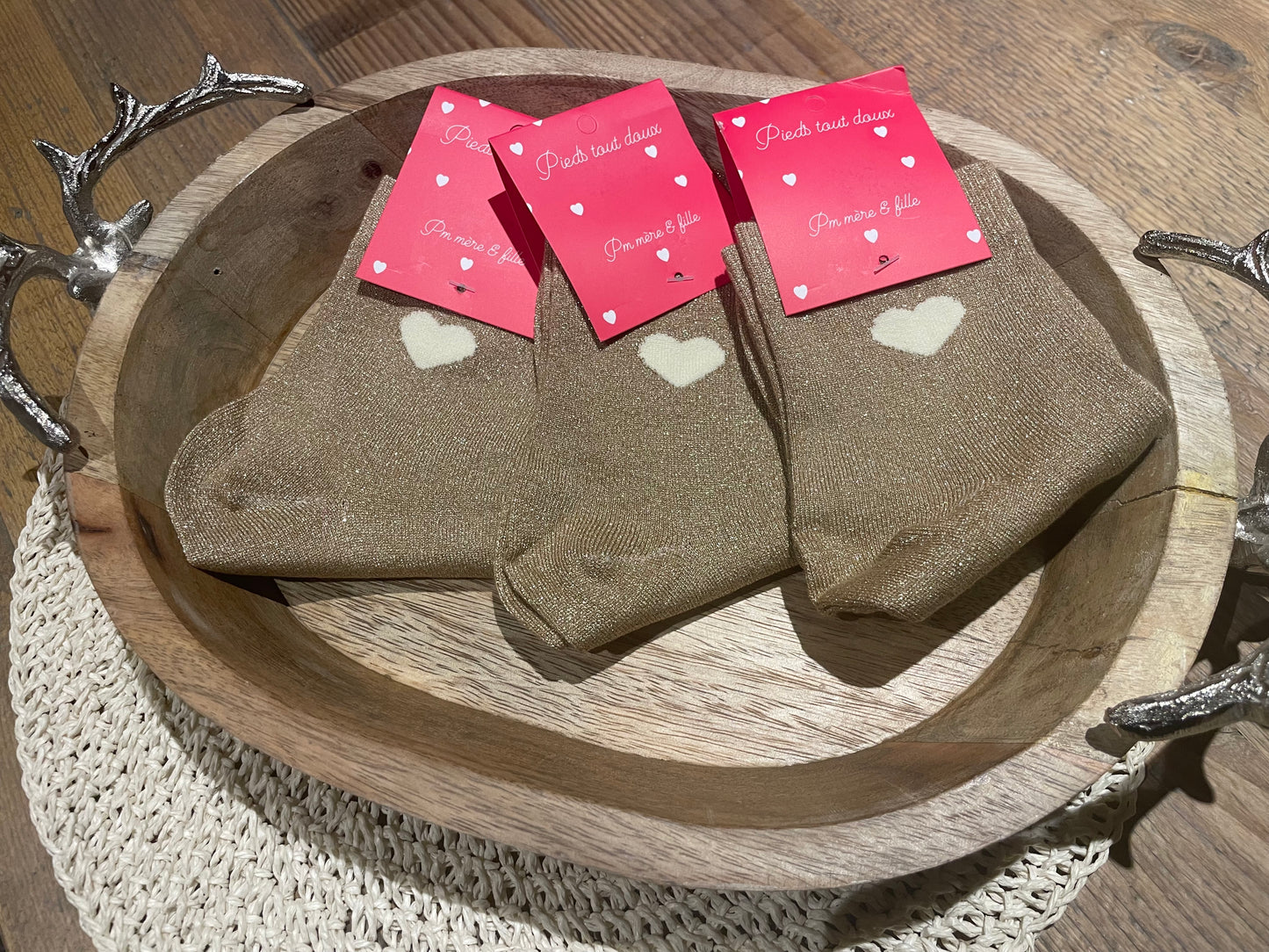 Chaussettes pailletées PM Mère & Fille