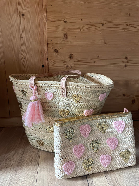 Ensemble panier + pochette