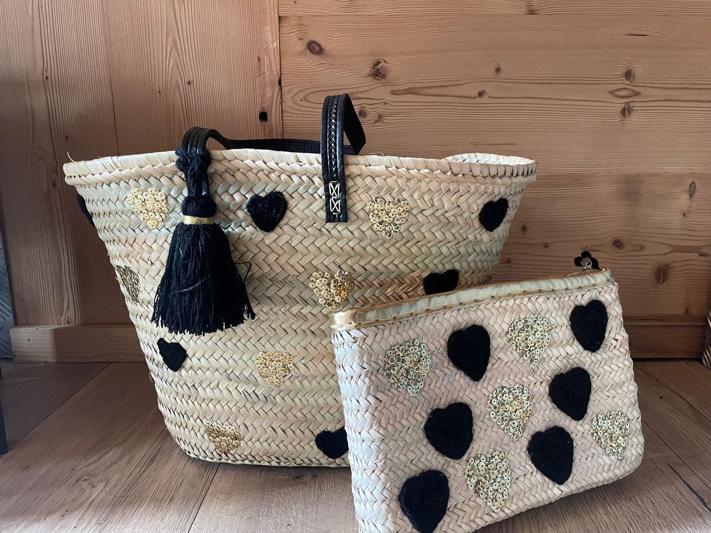 Ensemble panier + pochette