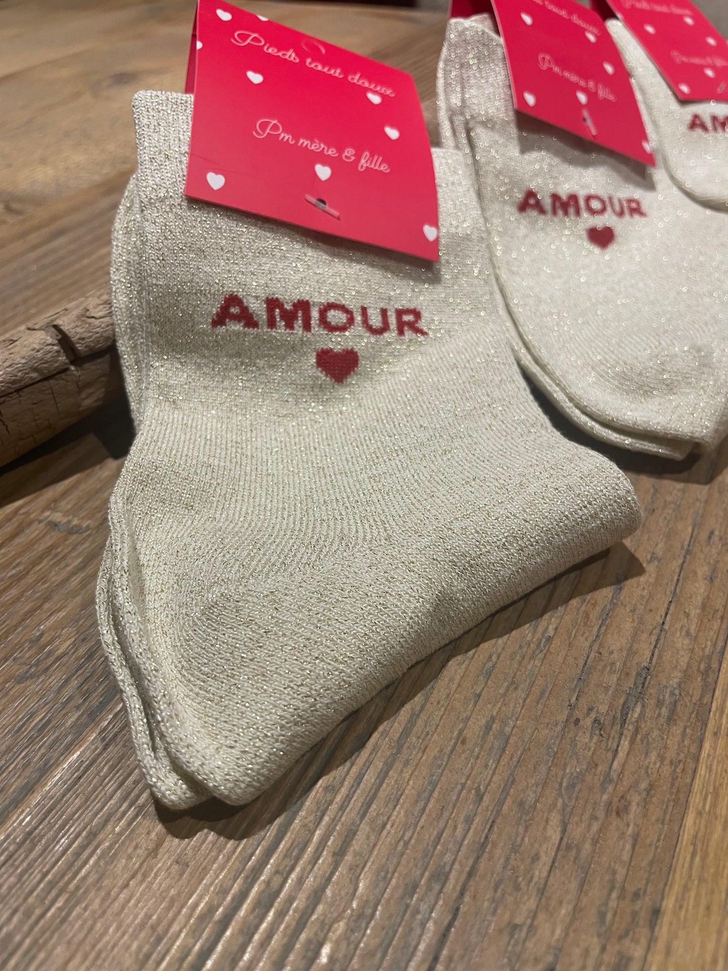 Chaussettes pailletées PM Mère & Fille